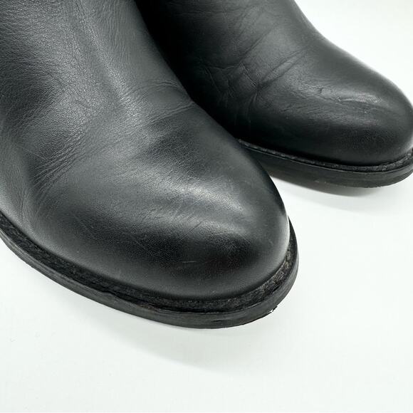 Matisse Ashbury Chelsea Boot Heeled Ankle Booties Black Leather Size 7 Moto Boho - Picture 4 of 15